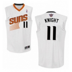 Youth Adidas Phoenix Suns 11 Brandon Knight Authentic White Home NBA Jersey