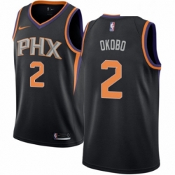 Youth Nike Phoenix Suns 2 Elie Okobo Swingman Black NBA Jersey Statement Edition 