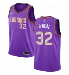 Youth Nike Phoenix Suns 32 Shaquille O Neal Swingman Purple NBA Jersey 2018 19 City Editi