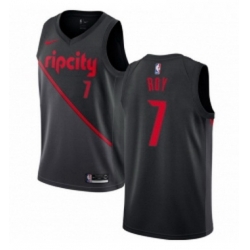 Youth Nike Portland Trail Blazers 7 Brandon Roy Swingman Black NBA Jersey 2018 19 City Edition