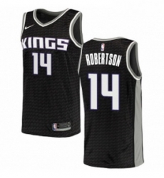 Youth Nike Sacramento Kings 14 Oscar Robertson Swingman Black NBA Jersey Statement Edition