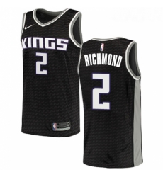 Youth Nike Sacramento Kings 2 Mitch Richmond Swingman Black NBA Jersey Statement Edition