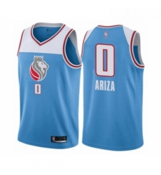 Youth Sacramento Kings 0 Trevor Ariza Swingman Blue Basketball Jersey City Edition 