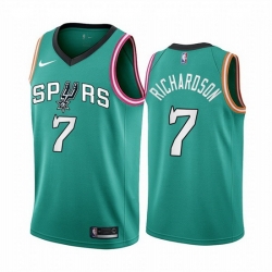 Men San Antonio Spurs 7 Josh Richardson 2022 23 Teal City Edition Stitched Jersey