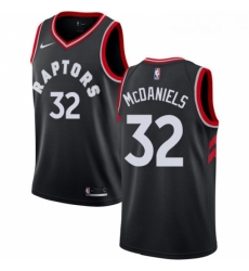 Youth Nike Toronto Raptors 32 KJ McDaniels Authentic Black Alternate NBA Jersey Statement Edition 