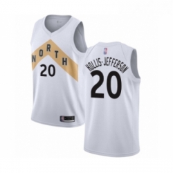 Youth Toronto Raptors 20 Rondae Hollis Jefferson Swingman White Basketball Jersey City Edition 