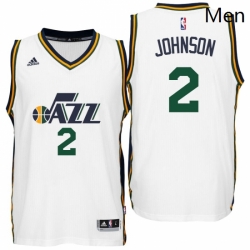 Utah Jazz 2 Joe Johnson Home White New Swingman Jersey