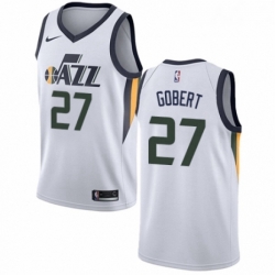 Womens Nike Utah Jazz 27 Rudy Gobert Authentic NBA Jersey Association Edition