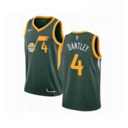 Womens Nike Utah Jazz 4 Adrian Dantley Green Swingman Jersey Earned Edition