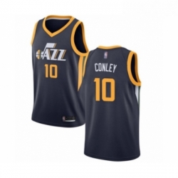 Womens Utah Jazz 10 Mike Conley Swingman Navy Blue Basketball Jersey Icon Edition 