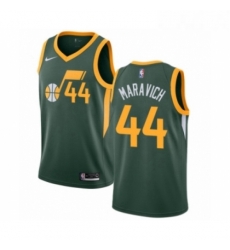 Youth Nike Utah Jazz 44 Pete Maravich Green Swingman Jersey Earned Edition