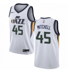 Youth Nike Utah Jazz 45 Donovan Mitchell Swingman NBA Jersey Association Edition 