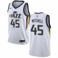 Youth Nike Utah Jazz 45 Donovan Mitchell Swingman NBA Jersey Association Edition 