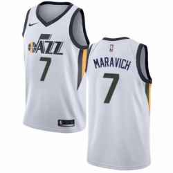 Youth Nike Utah Jazz 7 Pete Maravich Authentic NBA Jersey Association Edition