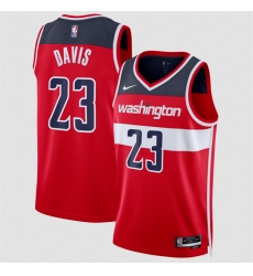 Men Washington Wizards  Anthony Davis Red 2026 Icon Edition Stitched Basketball Jersey