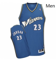 Mens Adidas Washington Wizards 23 Michael Jordan Swingman Blue NBA Jersey