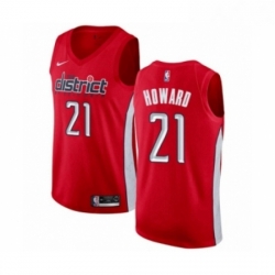 Mens Nike Washington Wizards 21 Dwight Howard Red Swingman Jersey Earned Edition 