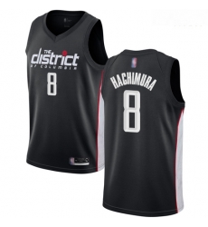 Wizards #8 Rui Hachimura Black Basketball Swingman City Edition 2018 19 Jersey