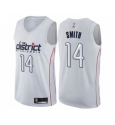 Women Washington Wizards Ish Smith Swingman White Basketball Jersey City Edition