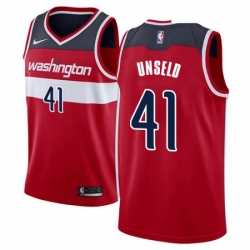 Womens Nike Washington Wizards 41 Wes Unseld Swingman Red Road NBA Jersey Icon Edition