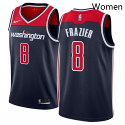 Womens Nike Washington Wizards 8 Tim Frazier Swingman Navy Blue NBA Jersey Statement Edition 