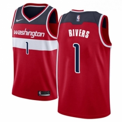 Youth Nike Washington Wizards 1 Austin Rivers Swingman Red NBA Jersey Icon Edition 