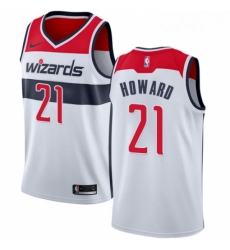 Youth Nike Washington Wizards 21 Dwight Howard Swingman White NBA Jersey Association Edition 