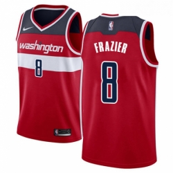 Youth Nike Washington Wizards 8 Tim Frazier Swingman Red Road NBA Jersey Icon Edition 