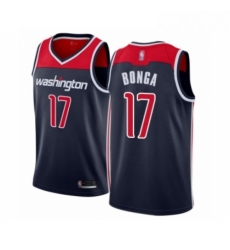 Youth Washington Wizards 17 Isaac Bonga Swingman Navy Blue Basketball Jersey Statement Edition 