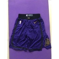 Lakers Purple City Edition Nike Swingman Shorts