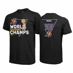 Los Angeles Lakers 2020 NBA Finals Champs Tee Black Tri-Blend