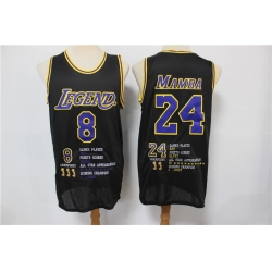 Los Angeles Lakers 8  2624 Kobe Bryant Black Nike Mamba Swingman Fashion Jersey