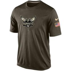 Mens Charlotte Hornets Salute To Service Nike Dri FIT T Shirt