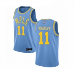 Womens Los Angeles Lakers 11 Avery Bradley Swingman Blue Hardwood Classics Basketball Jersey 