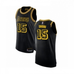 Womens Los Angeles Lakers 15 DeMarcus Cousins Swingman Black Basketball Jersey City Edition 