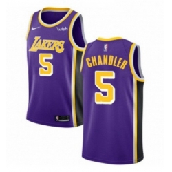 Womens Nike Los Angeles Lakers 5 Tyson Chandler Swingman Purple NBA Jersey Statement Edition 