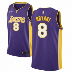 Womens Nike Los Angeles Lakers 8 Kobe Bryant Authentic Purple NBA Jersey Icon Edition