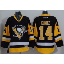 Pittsburgh Penguins #14 Chris Kunitz Black Alternate Stitched NHL Jersey