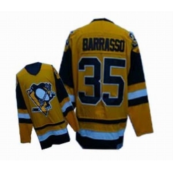 Pittsburgh Penguins 35 Borrasso Yellow Jerseys Throwback