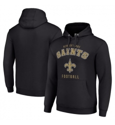 Men New Orleans Saints Black Pullover Hoodie Men New Orleans Saints Black Pullover Hoodie
