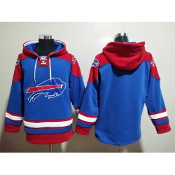 NFL Men Buffalo Bills Blank Stitched Hoodie