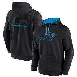 Men Carolina Panthers Black Defender Evo Pullover Hoodie