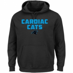 NFL Mens Nike Carolina Panthers Majestic Black Hot Phrase Pullover Hoodie