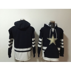 NFL Men Dallas Cowboys Blank Stitched Hoodie