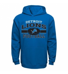 NFL Detroit Lions Long Pass Pullover Hoodie Light Blue