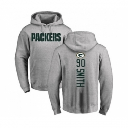 Football Green Bay Packers 90 ZaDarius Smith Ash Backer Hoodie