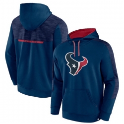 Men Houston Texans Navy Defender Evo Pullover Hoodie