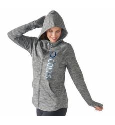 NFL Indianapolis Colts G III 4Her by Carl Banks Womens Recovery Full Zip Hoodie Heathered Gray