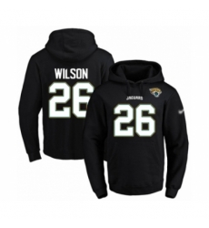 Football Mens Jacksonville Jaguars 26 Jarrod Wilson Black Name Number Pullover Hoodie