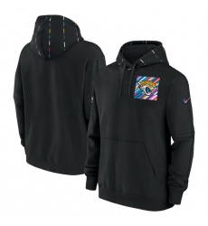 Men Jacksonville Jaguars Black 2023 Crucial Catch Club Pullover Hoodie